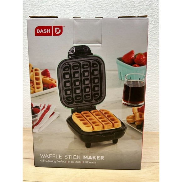 Dash Waffle Stick Fast Portable Breakfast Maker 4.5" Non-Stick Cooking Surface - Picture 1 of 10